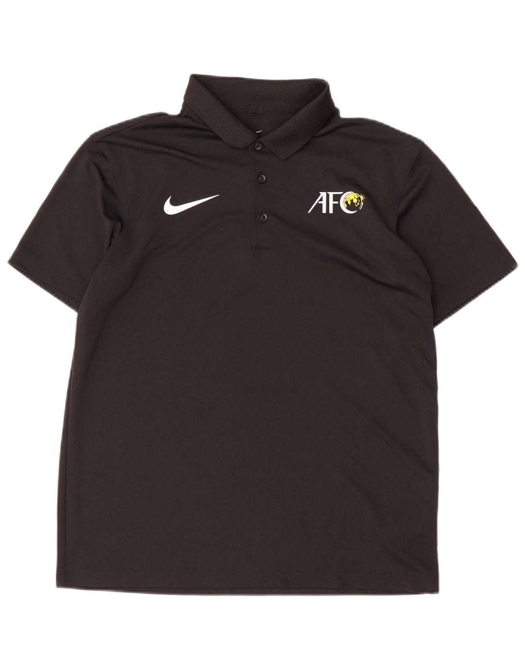 Nike grafisk poloshirt til mænd, medium sort polyester