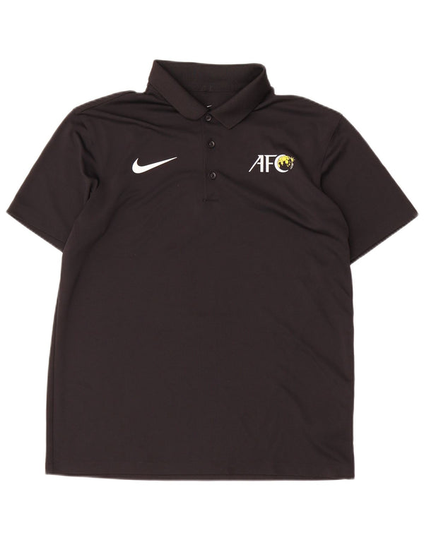 Nike grafisk poloshirt til mænd, medium sort polyester
