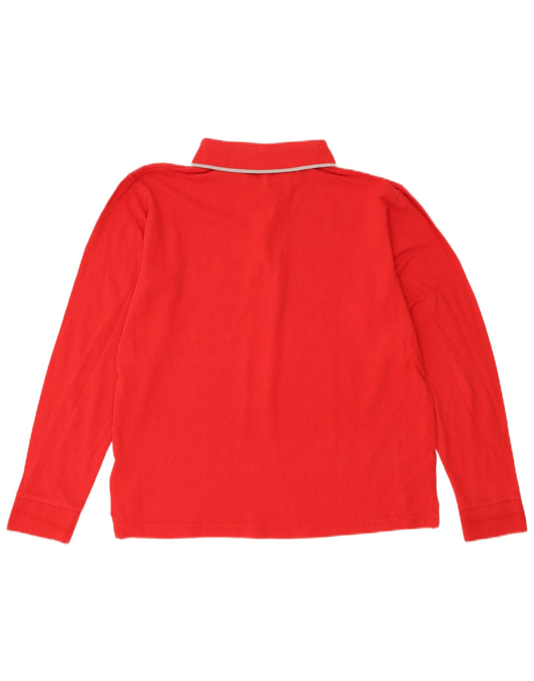 Lotto Langærmet herre poloshirt Medium rød bomuld