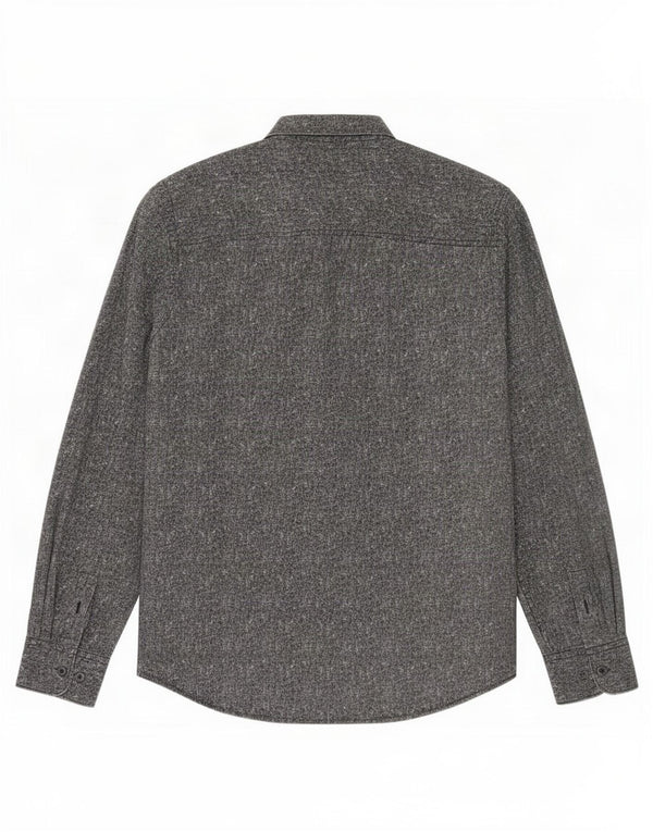 Calvin Klein Jeans Herre abstrakt mønster skjorte XL grå bomuld