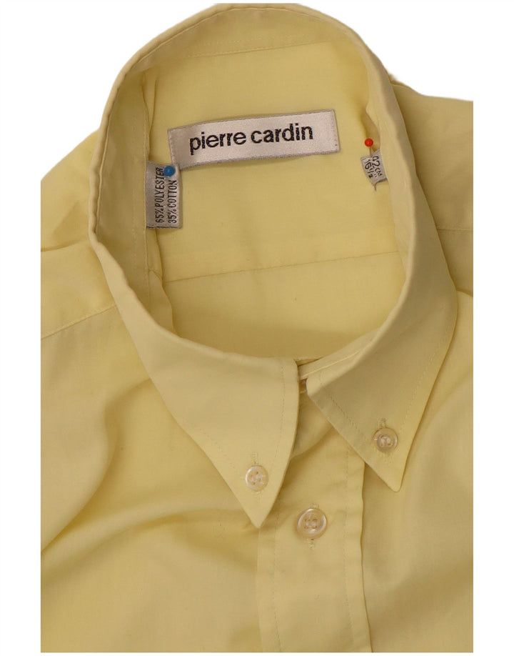 Pierre Cardin Herreskjorte Str. 42 16 1/2 Stor Gul Polyester