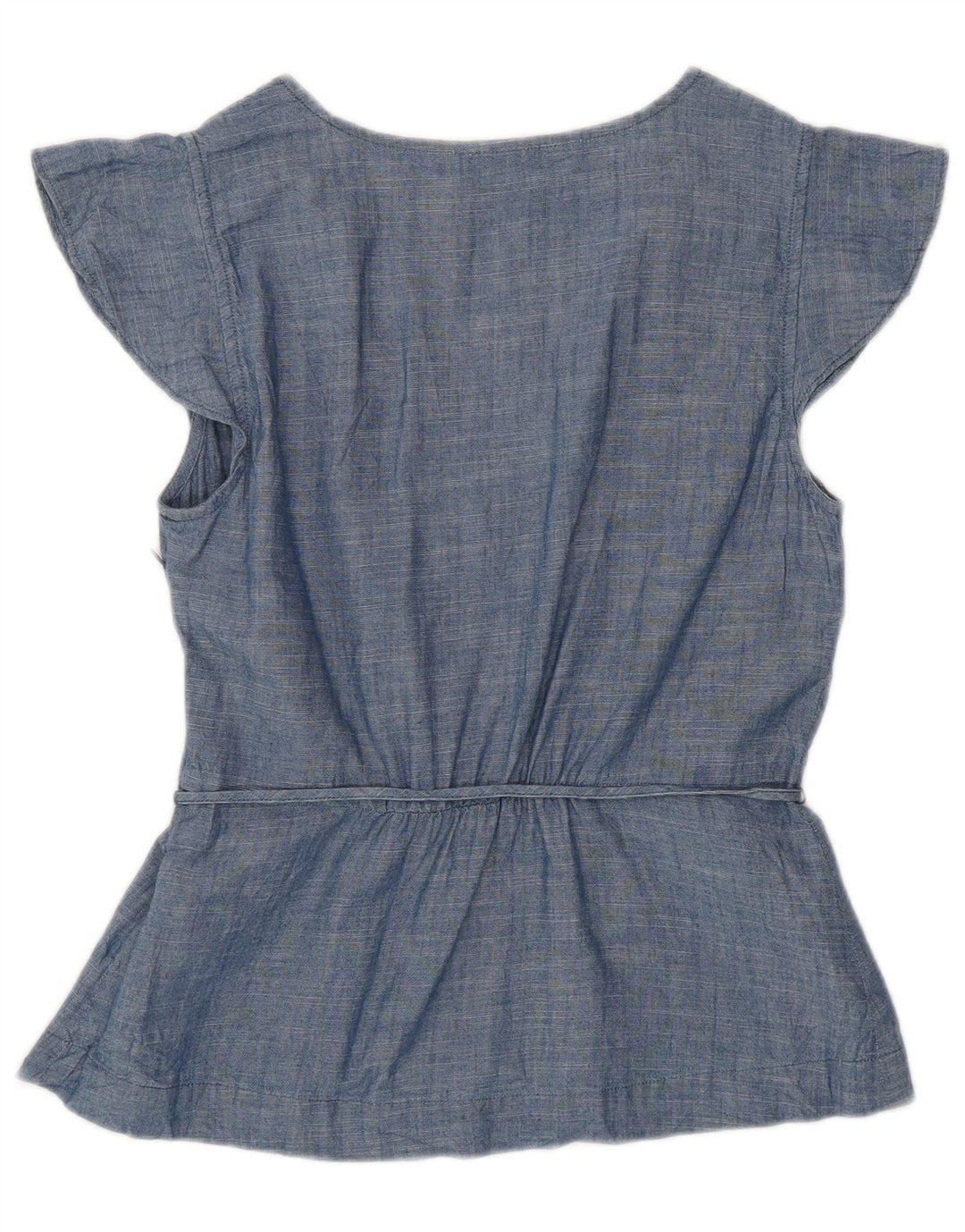 J. CREW Dame bluse Top US 0 XS Blå Bomuld