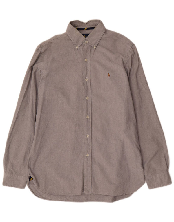 Ralph Lauren herreskjorte mellemgrå bomuld