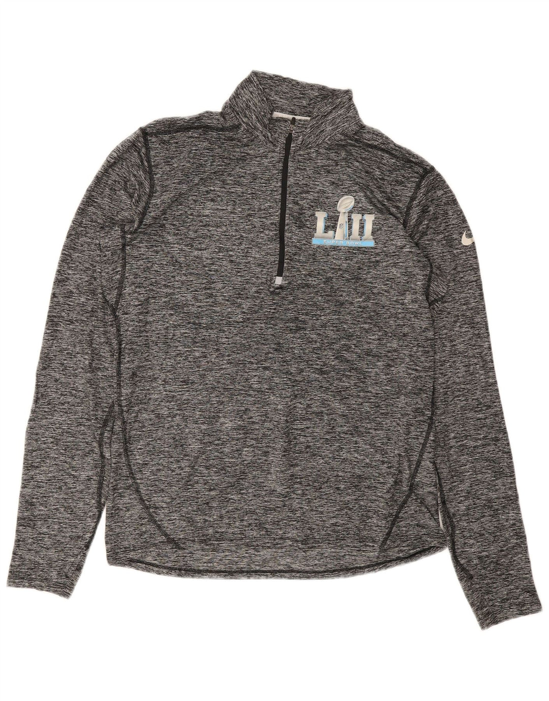 NIKE Herre Super Bowl Lii Grafisk Pullover Træningsdragt Top Medium Grå