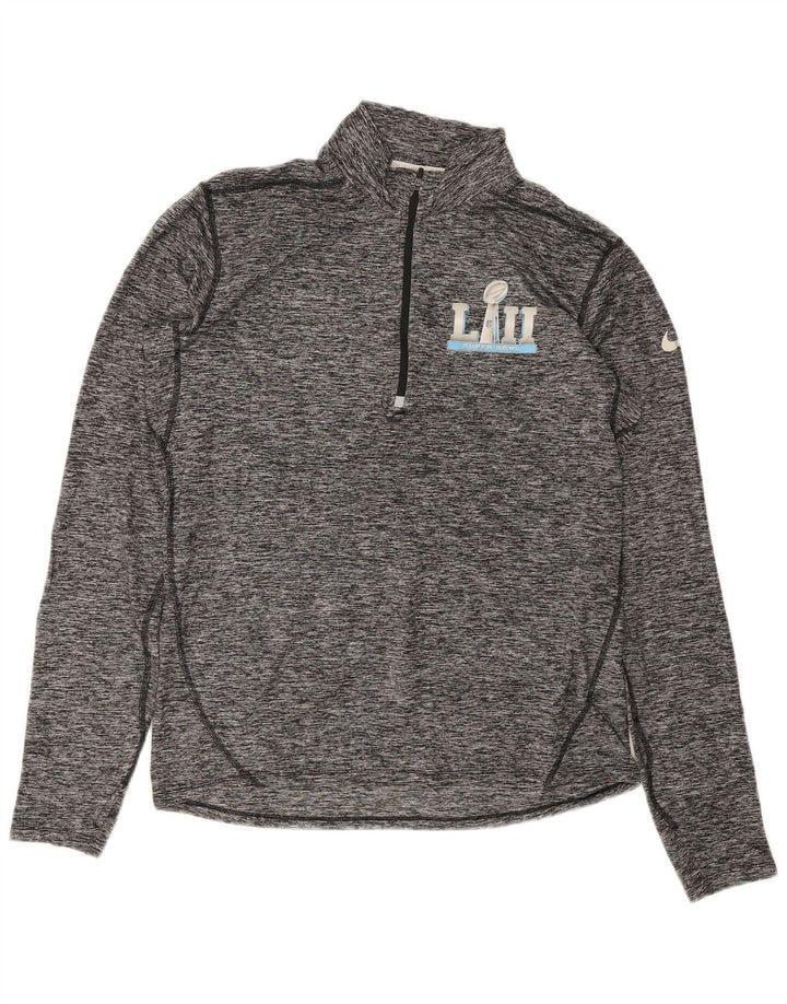 NIKE Herre Super Bowl Lii Grafisk Pullover Træningsdragt Top Medium Grå