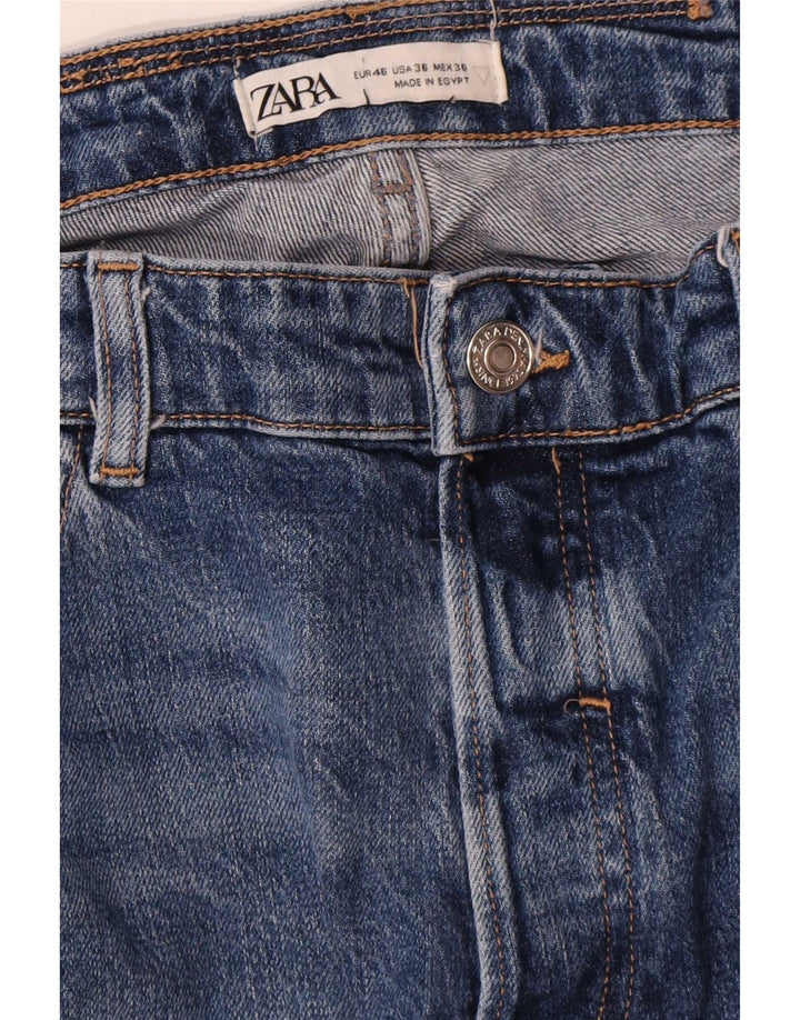 Zara Herre Slim Jeans EU 46 XL W36 L27 Blå