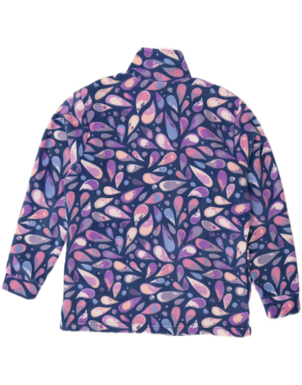 Canada Logan Dame Fleecejakke UK 18 XL Blå Paisley Bomuld