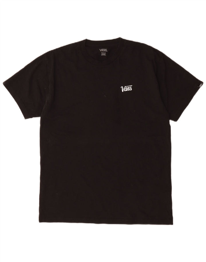 Vans Herre T-Shirt Top Medium Sort Bomuld
