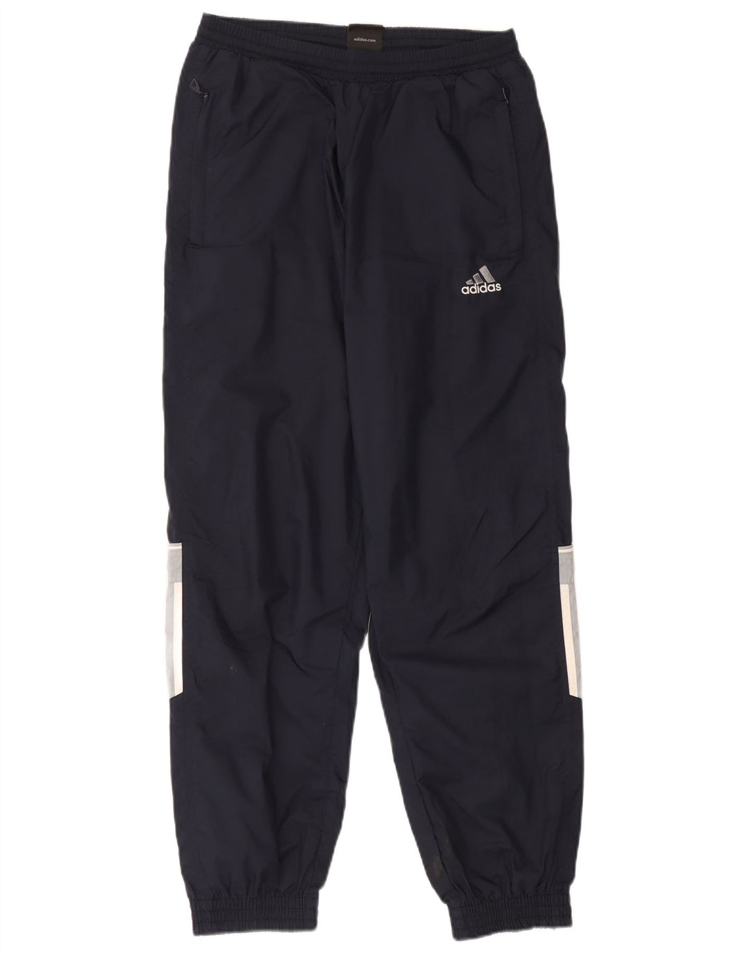 Adidas Træningsdragt til mænd Joggers UK 38/40 Medium Navy Blue Polyester