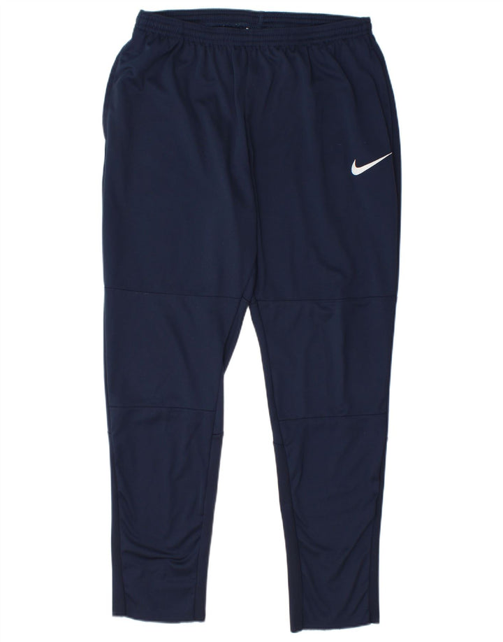 Nike træningsdragt bukser til mænd store marineblå polyester