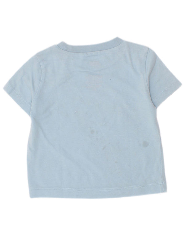 Nike Baby Boys Grafisk T-Shirt Top 9-12 måneder Blå Bomuld