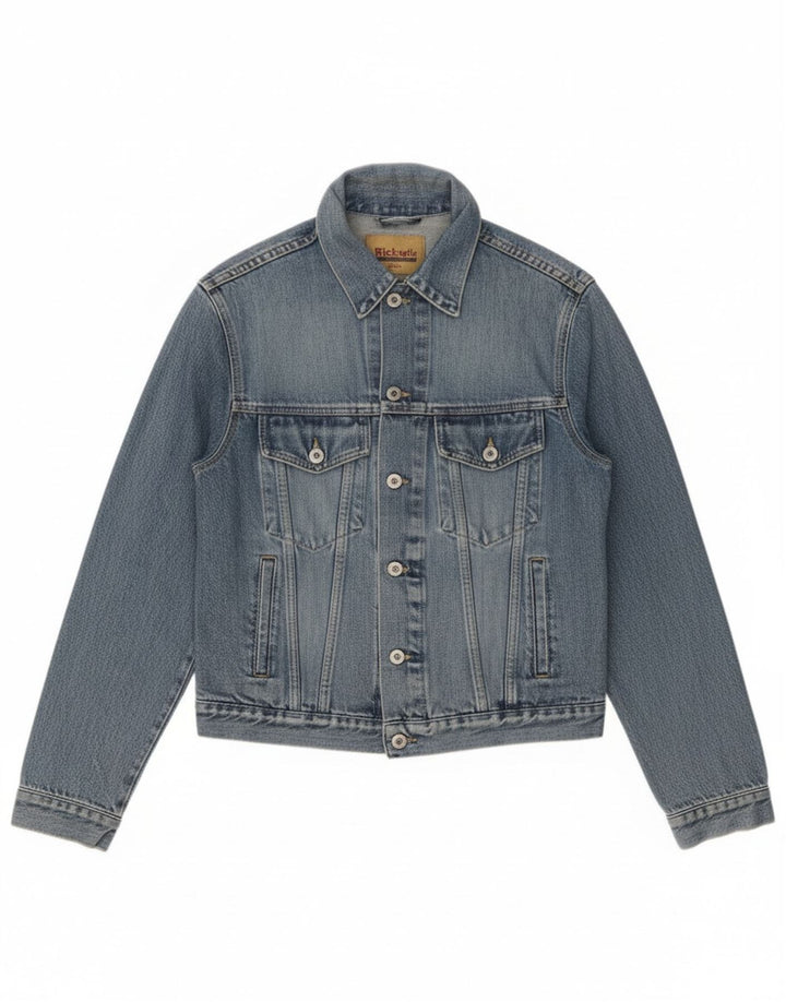 Pickwick Herre denimjakke UK 38 Medium Blue Cotton