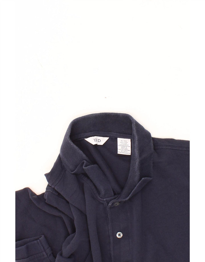 IZOD Mens Polo Shirt XL Navy Blue Cotton Vintage Izod and Second-Hand Izod from Messina Hembry 