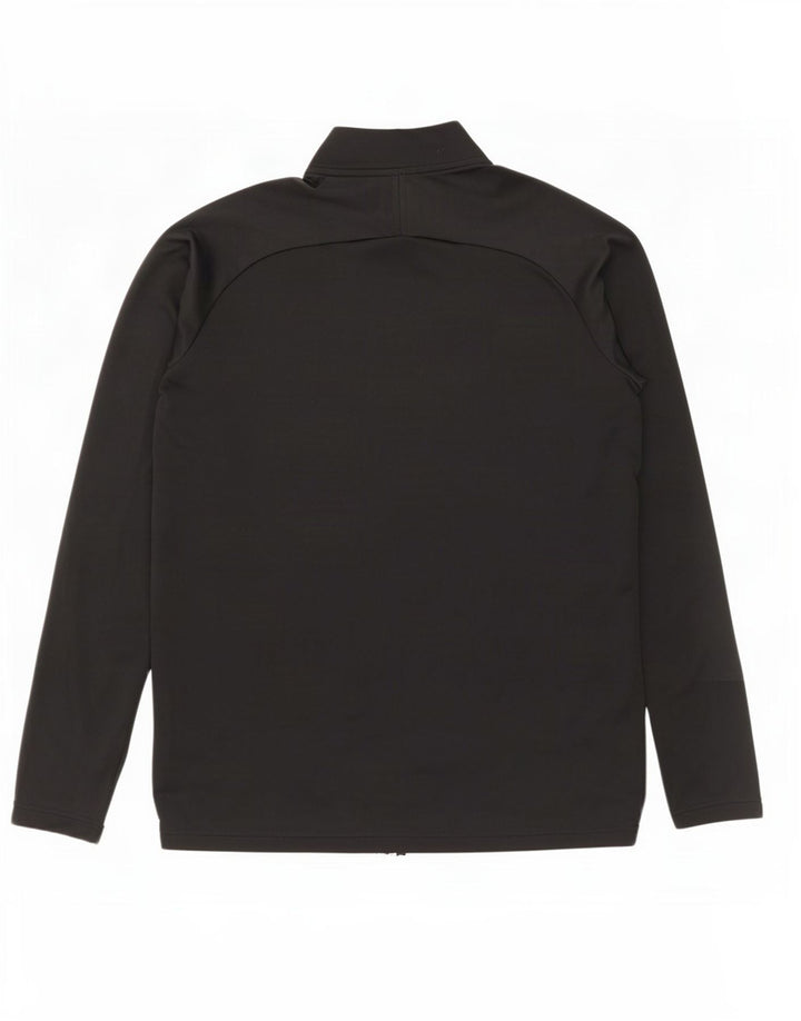 Nike Herre Dri Fit Pullover med lynlås-hals Træningsdragt Top Medium Sort Polyester
