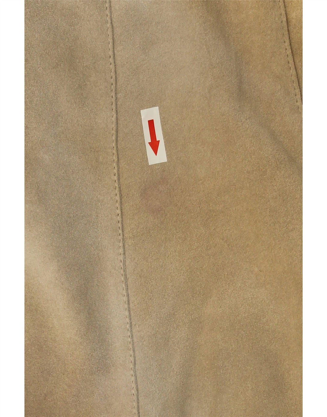 Jet Plane Dame Ruskind Overfrakke IT 42 Medium Beige Læder