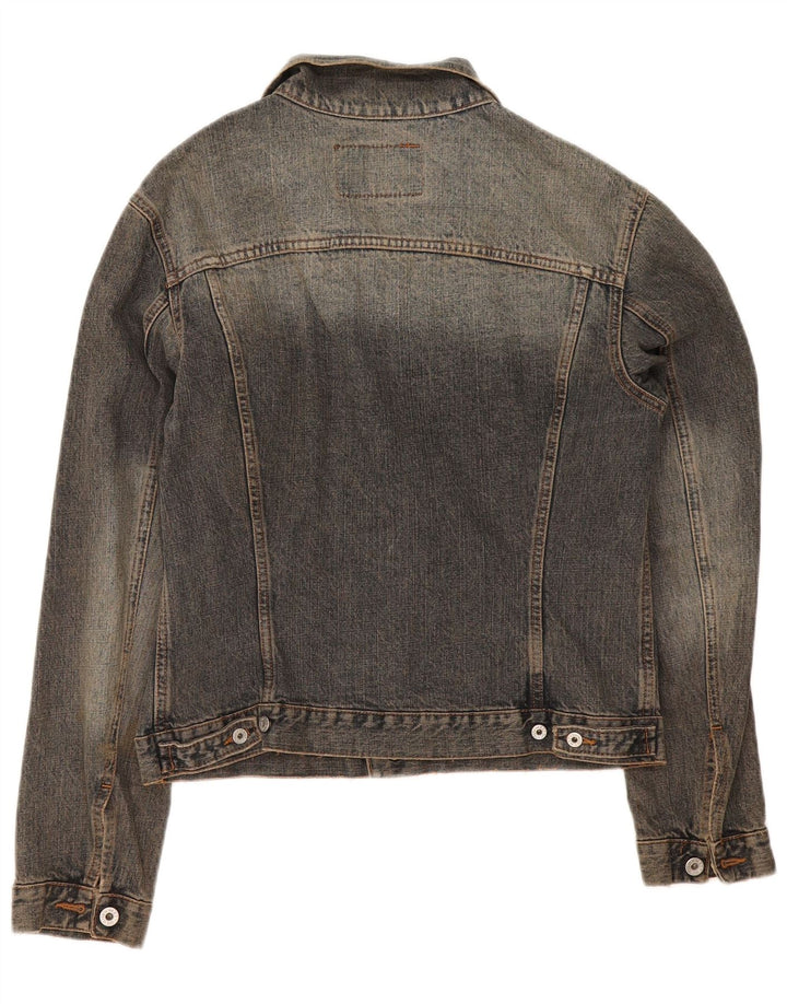 MET Dame denimjakke UK 12 Medium Blue Cotton