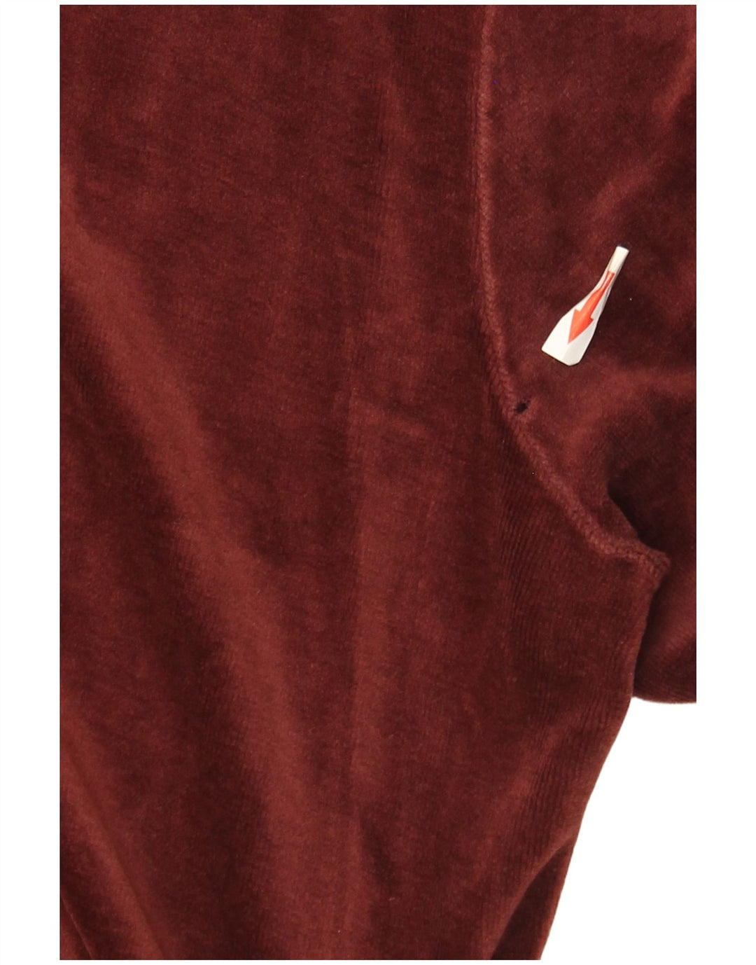 Vintage Herre Top Langærmet Medium Burgundy