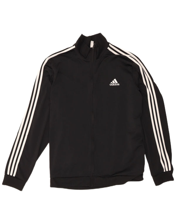 Adidas Herre Regular Fit træningsdragt Topjakke UK 52/54 2XL Sort Sports