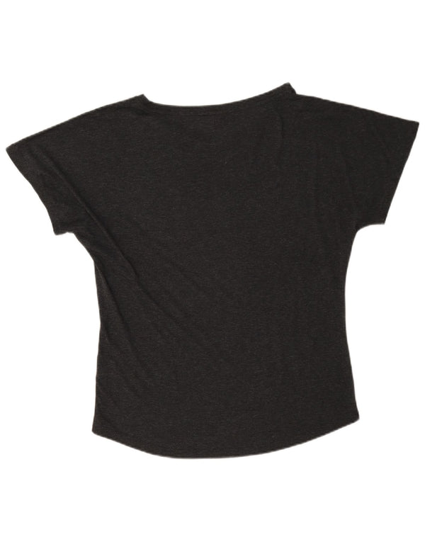 Puma T-Shirt Top UK 12 Medium Grå Flecked