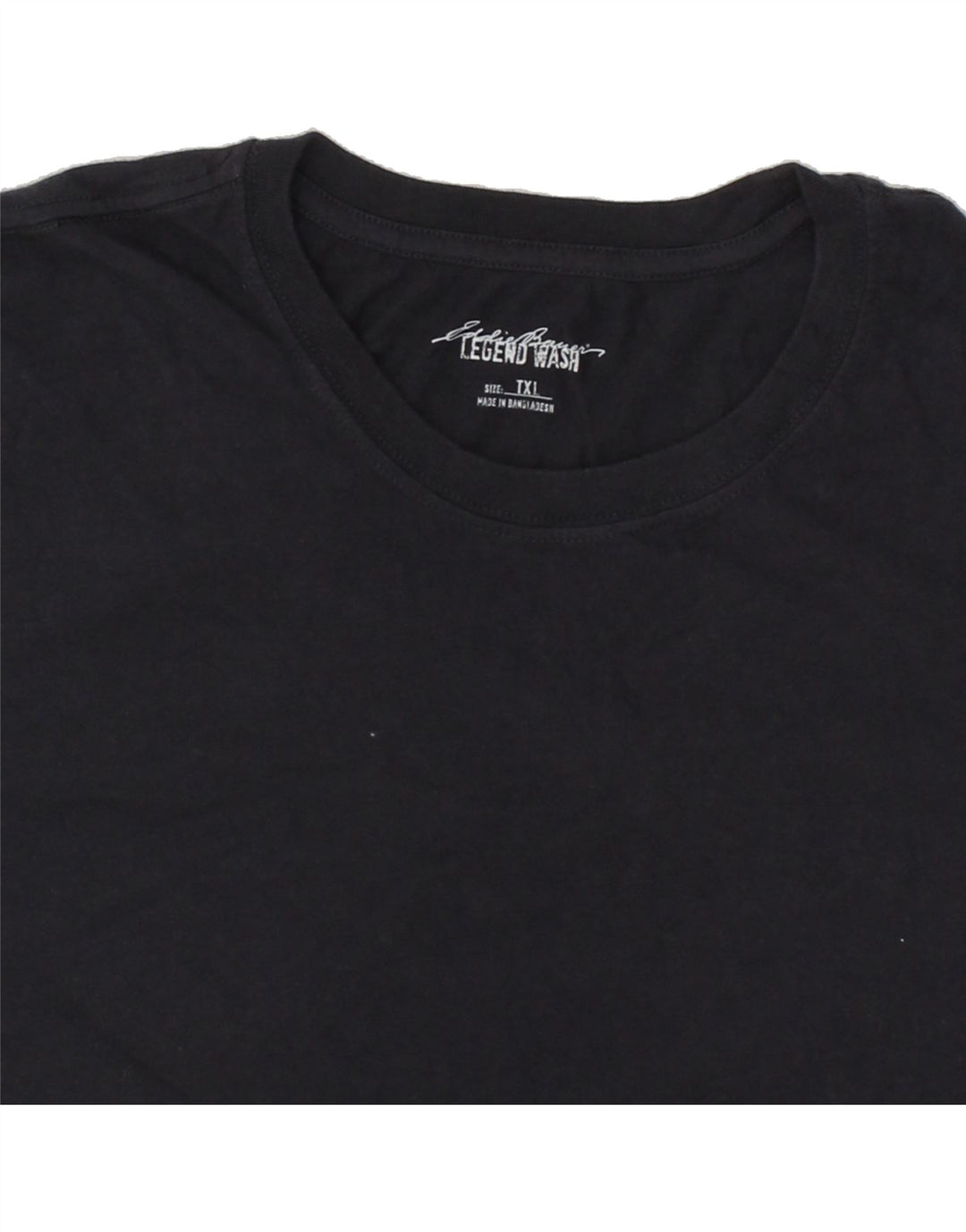 EDDIE BAUER Mens T-Shirt Top XL Navy Blue Cotton Vintage Eddie Bauer and Second-Hand Eddie Bauer from Messina Hembry 