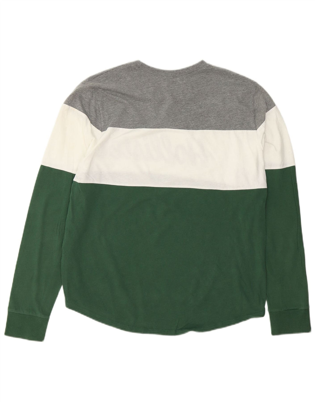 HOLLISTER Mens Graphic Top Long Sleeve Small Multicoloured Colourblock