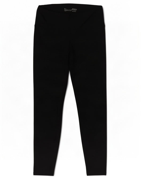 Under Armour Womens Heat Gear Grafiske Leggings UK 12 Medium Black