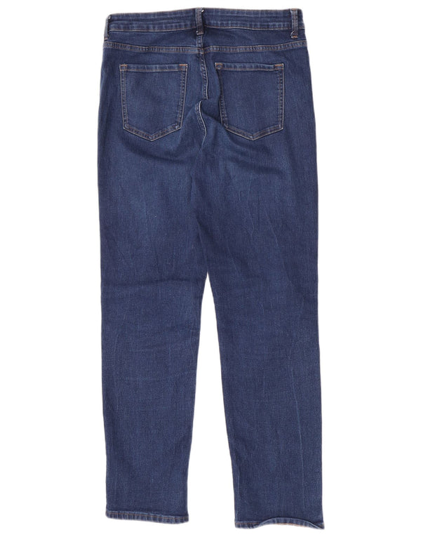 Marks & Spencer Womens The Sienna Straight Jeans UK 14 Large W32 L30 Blue