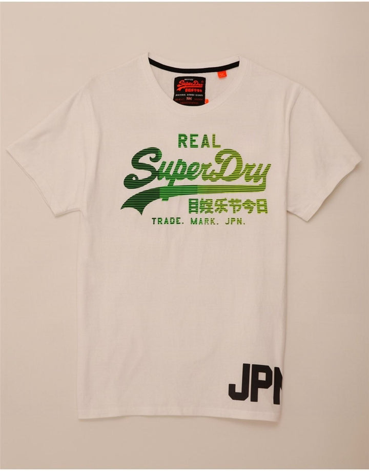 Superdry Grafisk T-shirt top til mænd XL Hvid