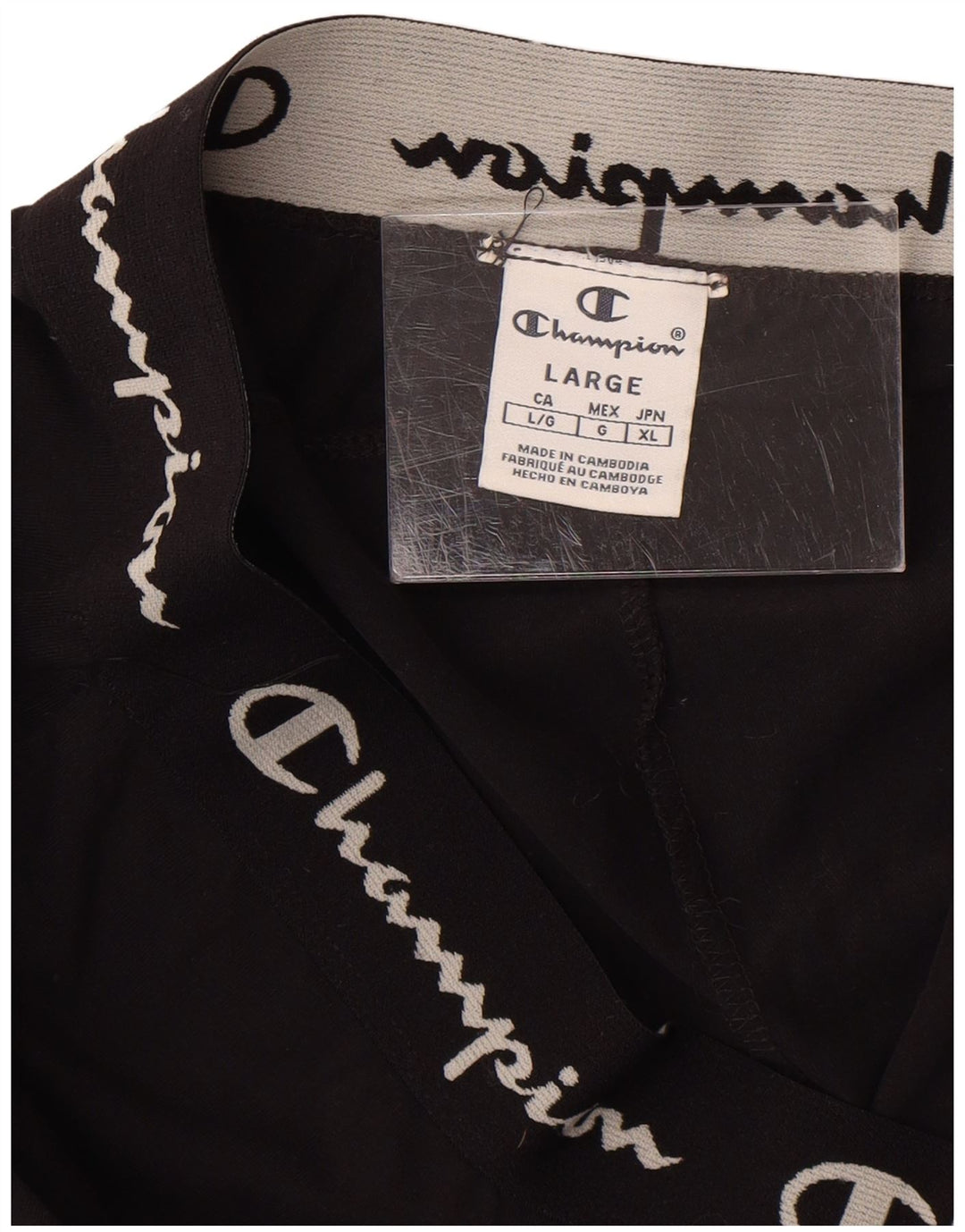 Champion Dame Capri Graphic Træningsdragt Bukser UK 16 Large Black