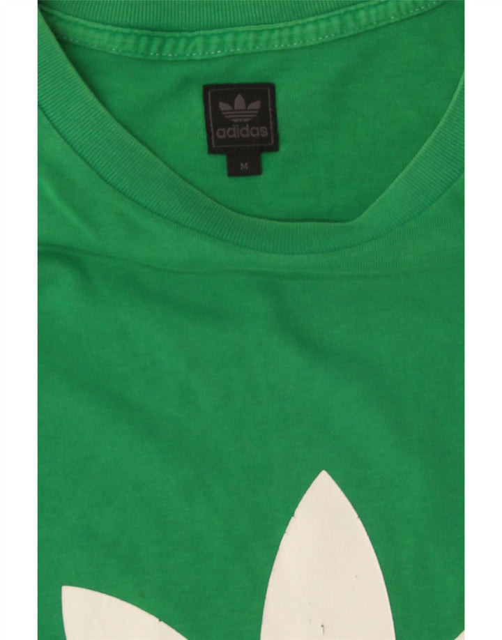 Adidas Herre grafisk T-shirt Top Medium Grøn