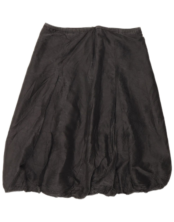 Coast Womens Bubble Skirt UK 14 Large W32 Grey Silk