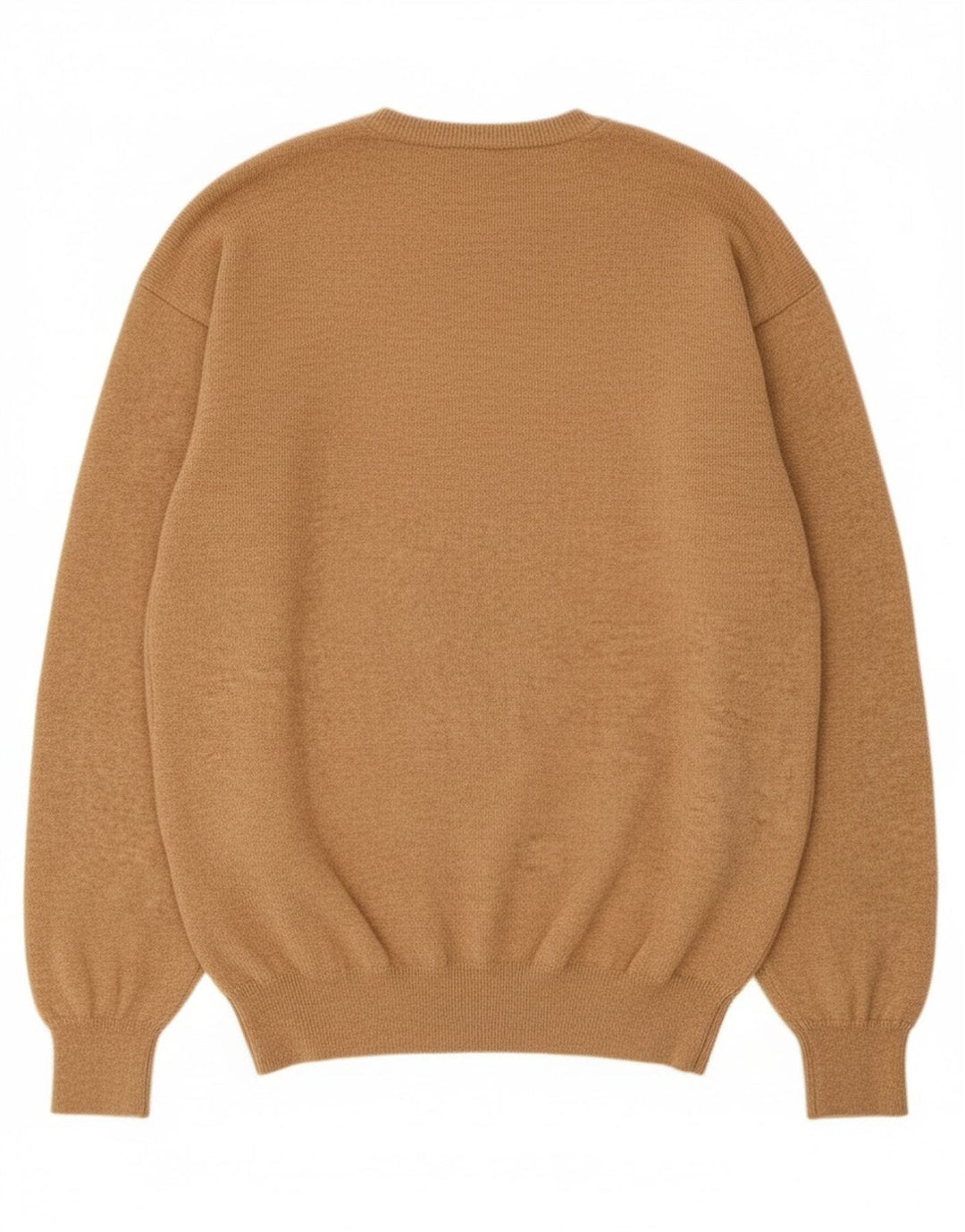Massimo Dutti Herre V-hals sweater XL Beige Uld