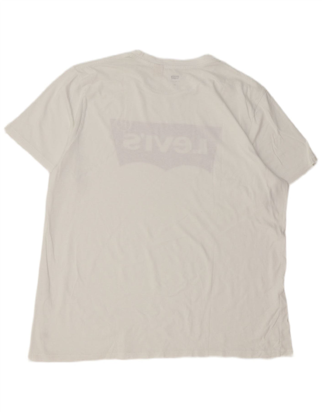 Levi's Herre Grafisk T-Shirt Top 2XL Hvid