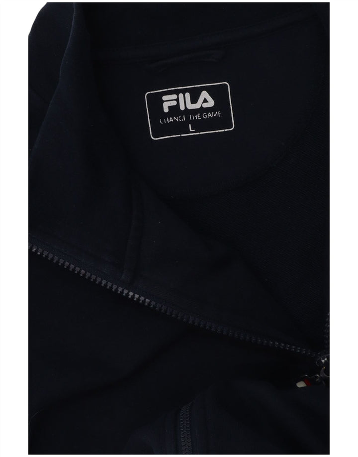Fila Træningsdragt til mænd, topjakke, stor marineblå stribet
