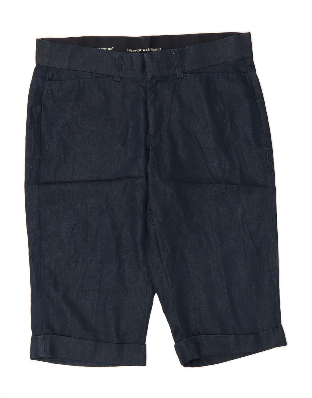 DOCKERS Womens Bermuda Shorts US 12 Large W36  Navy Blue Cotton Vintage Dockers and Second-Hand Dockers from Messina Hembry 