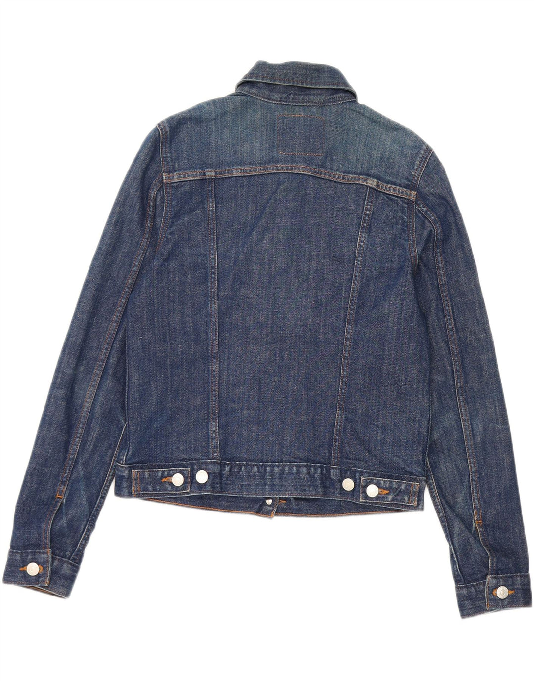 Levi's Dame Crop Denim Jacket UK 12 Medium Blue