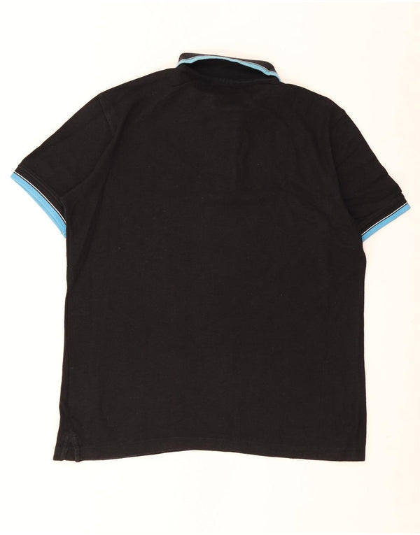 Fila Herre Polo Shirt IT 50 Medium Sort Bomuld