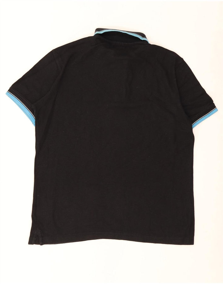 Fila Herre Polo Shirt IT 50 Medium Sort Bomuld