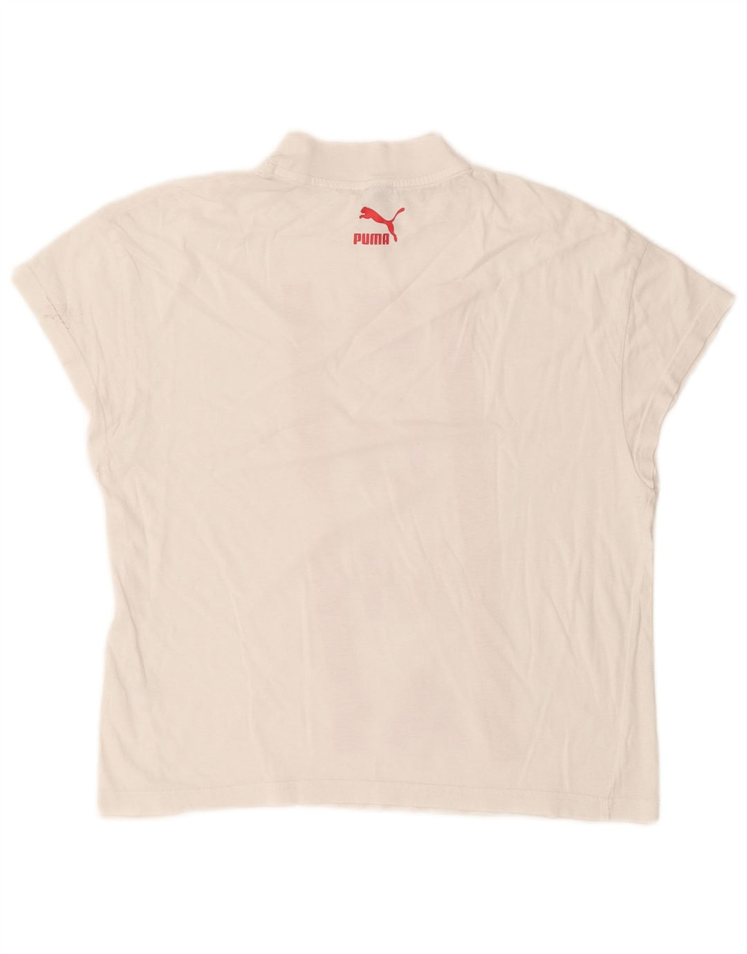 Puma Graphic T-Shirt Top UK 10 Small White