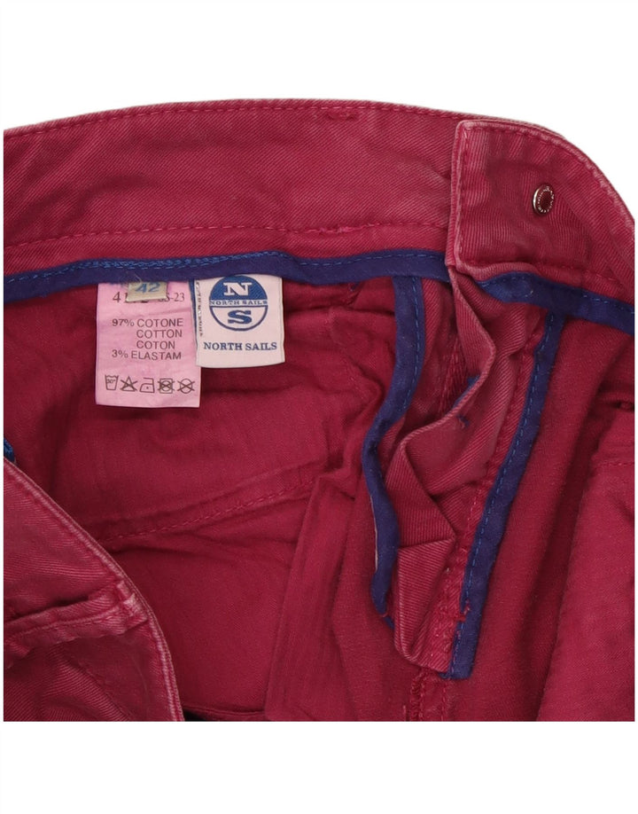 North Sails Dame Stretch Slim Jeans IT 42 Medium W30 L31 Pink Bomuld