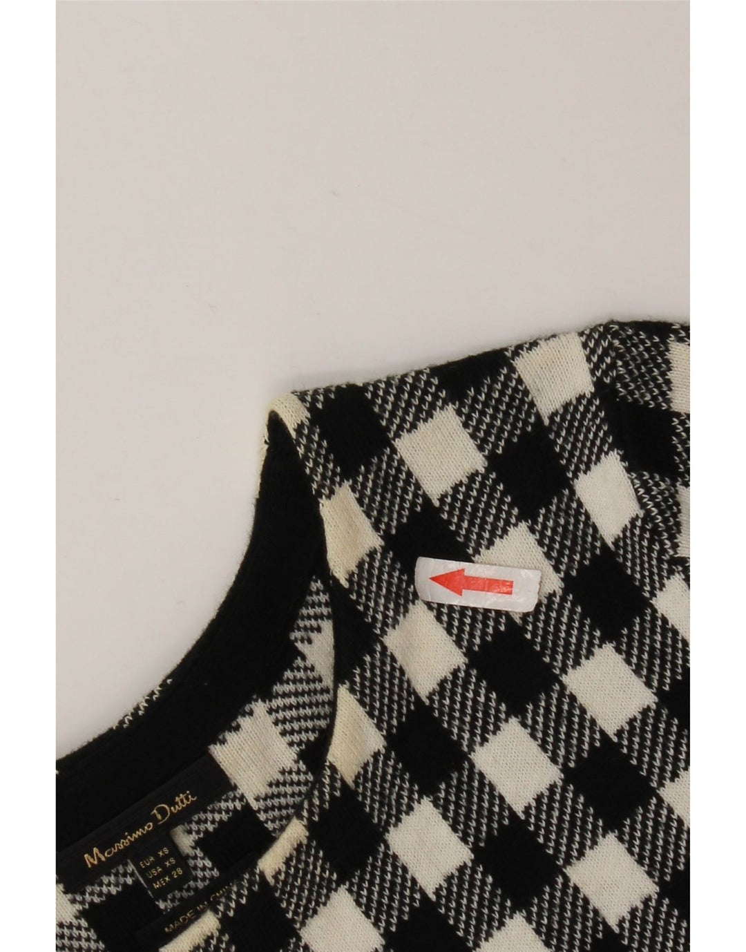 MASSIMO DUTTI Dame Maxikjole UK 4 XS sort ternet bomuld
