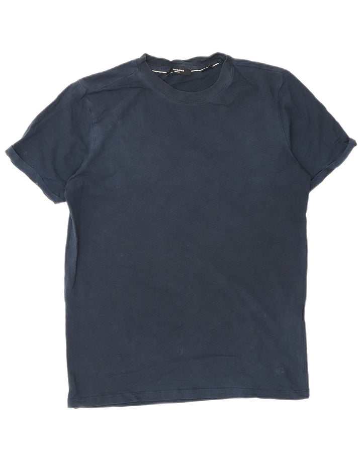 Jack & Jones herre T-shirt top lille marineblå bomuld