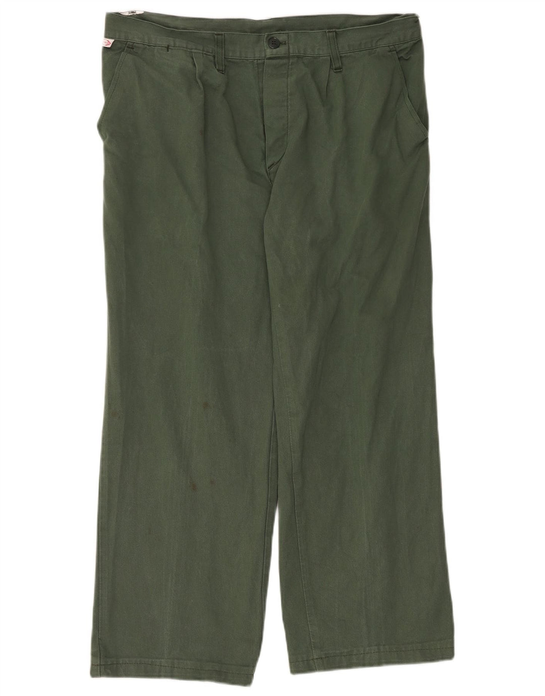 VINTAGE Straight Chino-bukser til mænd W38 L30 Grøn