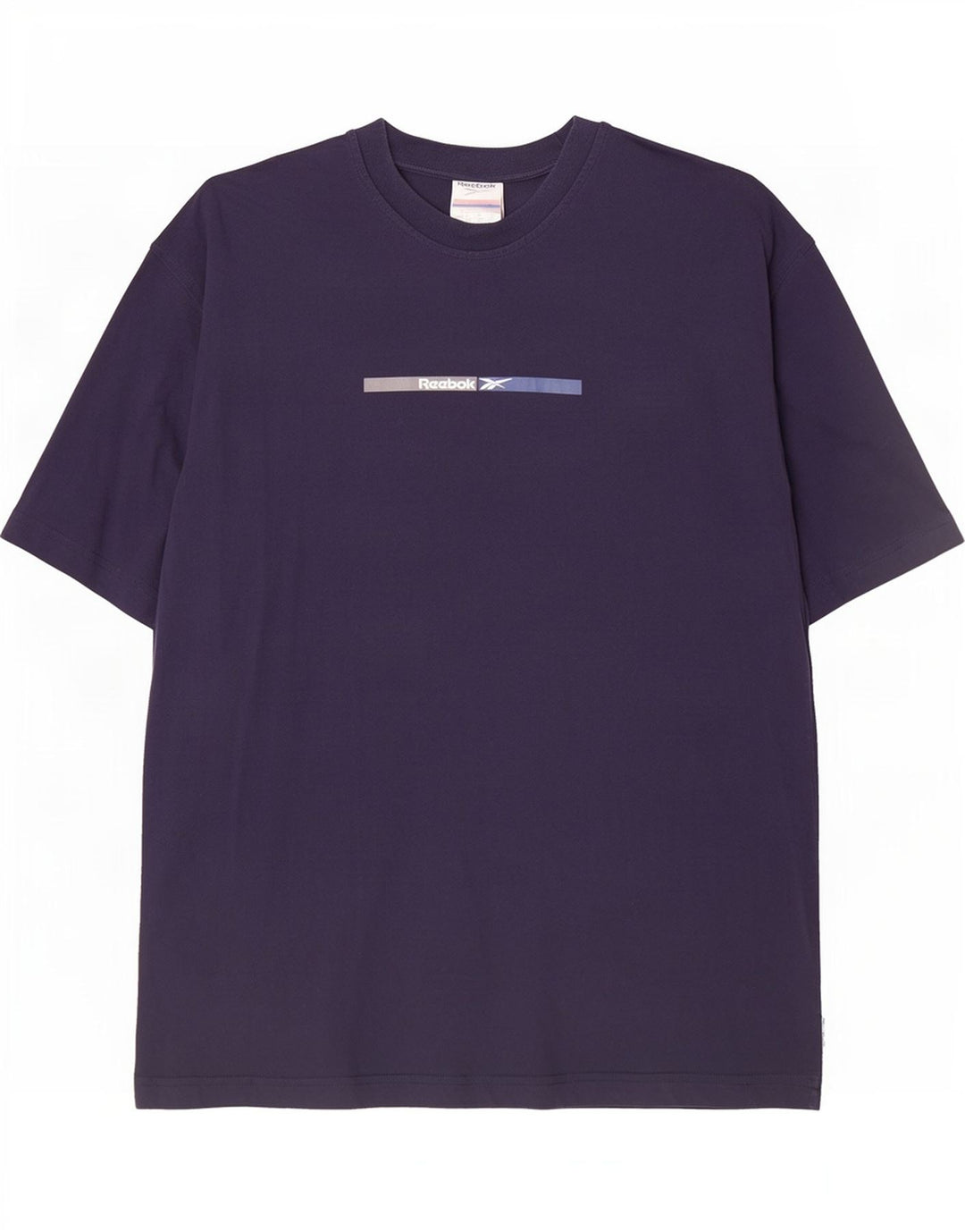 Reebok Herre grafisk T-shirt Top Stor marineblå bomuld
