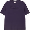 Reebok Herre grafisk T-shirt Top Stor marineblå bomuld