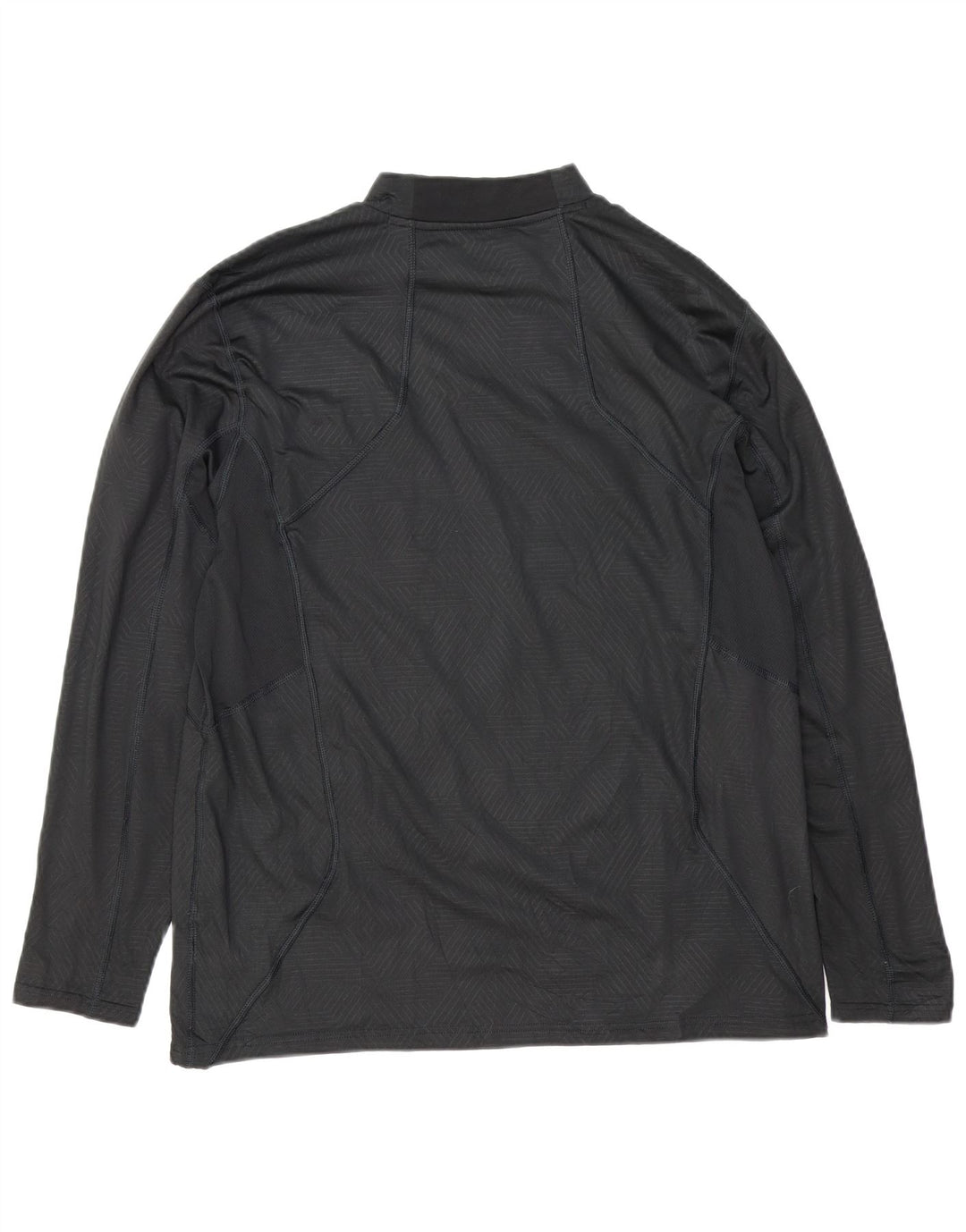 Russell Athletic Herre Dri-Power Grafisk Top Langærmet XL Sort Geometrisk