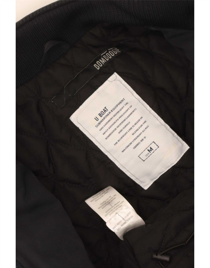 Bomboogie Herre Polstret Bomber Jacket UK 38 Medium Sort Polyester