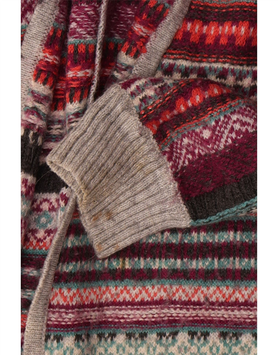 Indigo Dame Oversized Cardigan Sweater UK 14 Medium Flerfarvet
