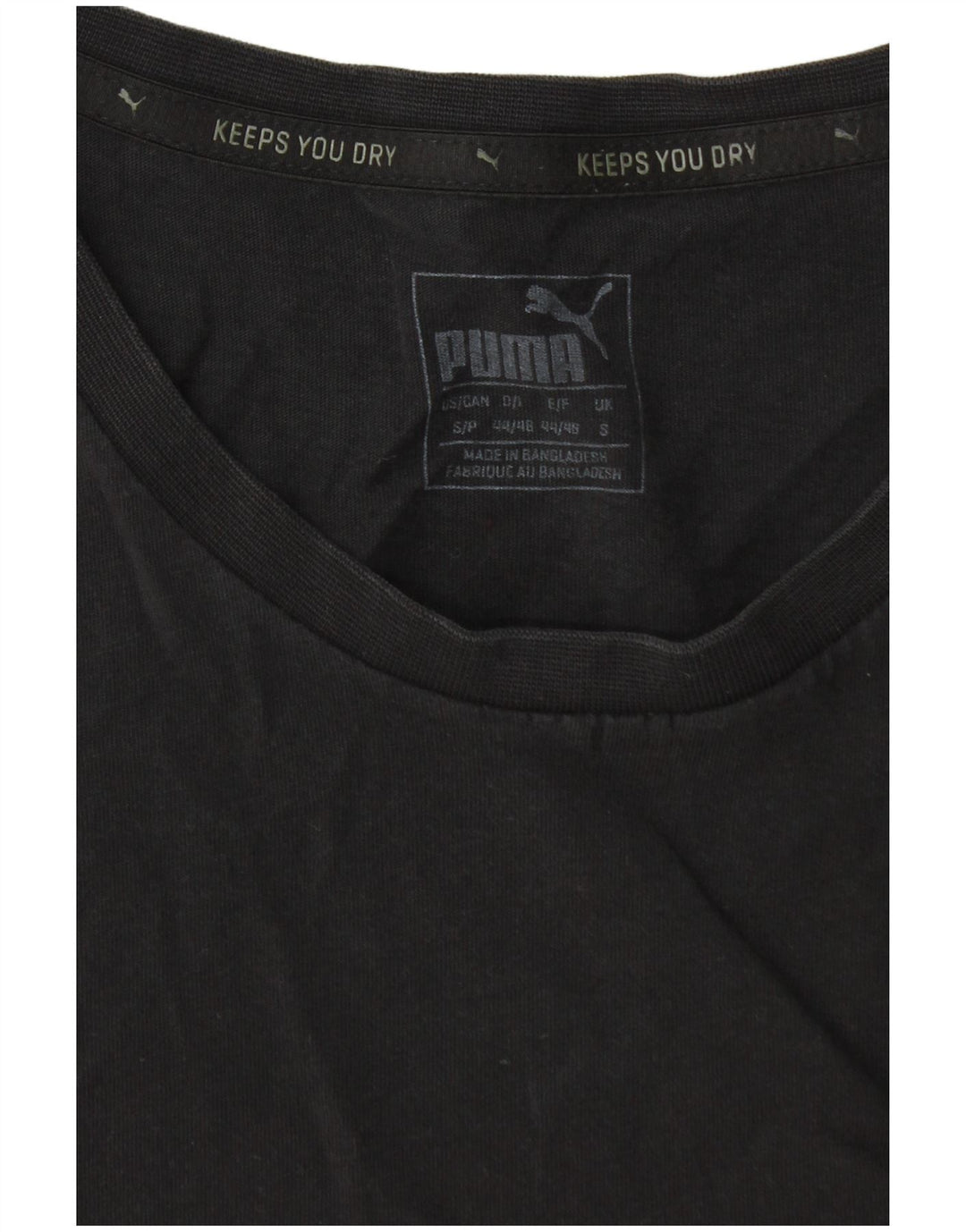 Puma Herre T-Shirt Top Lille Sort