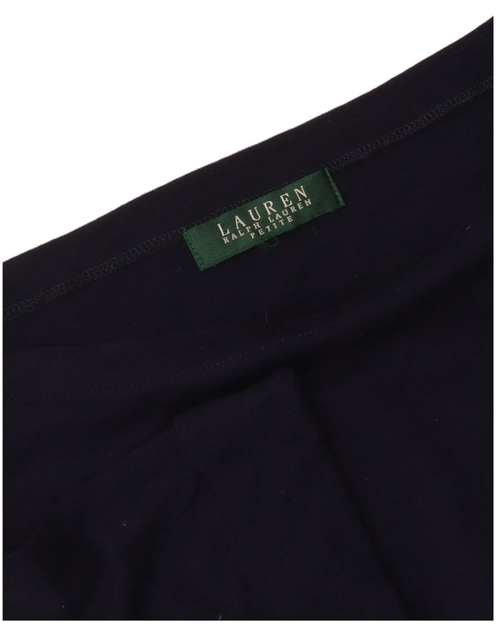 Ralph Lauren Damebluse Top UK 10 Small Navy Blue